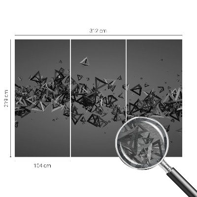 Papel de parede decorativo Abstrações geométricas