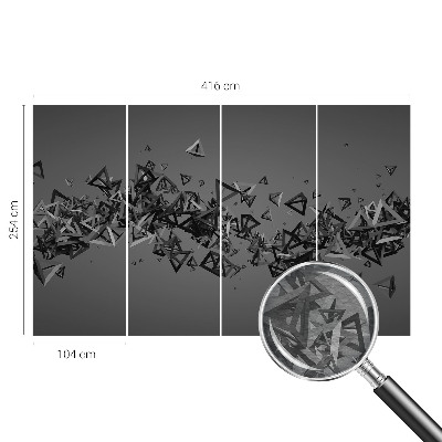 Papel de parede decorativo Abstrações geométricas