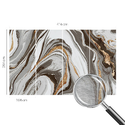 Mural de parede Espirais de mármore