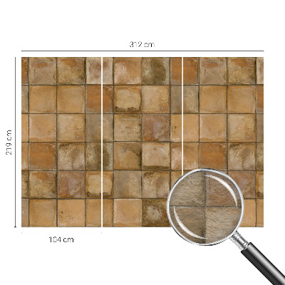 Papel de parede Mosaico rústico