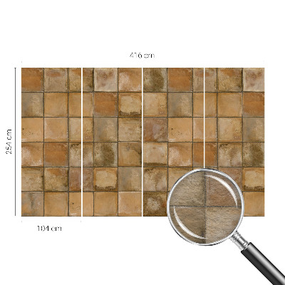 Papel de parede Mosaico rústico