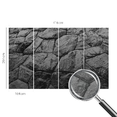 Papel de parede para sala Texturas de pedra