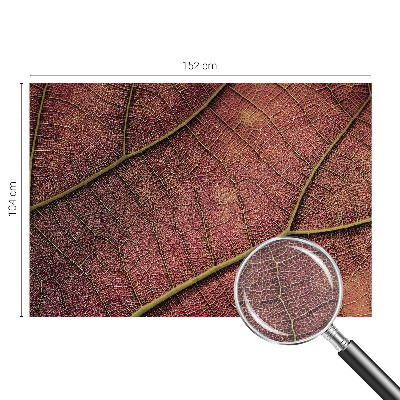 Mural de fotos na parede textura folhosa