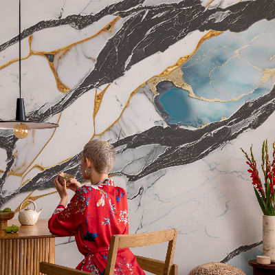 Papel de parede para quarto Mármore elegante