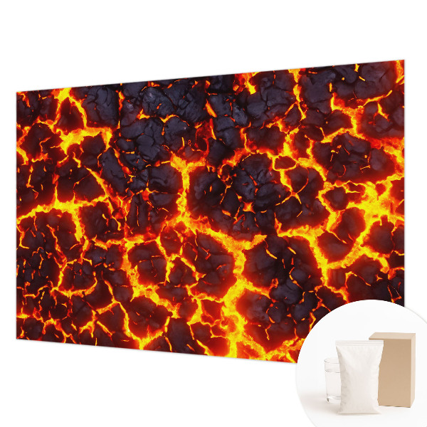 Papel de parede fotográfico magma forte