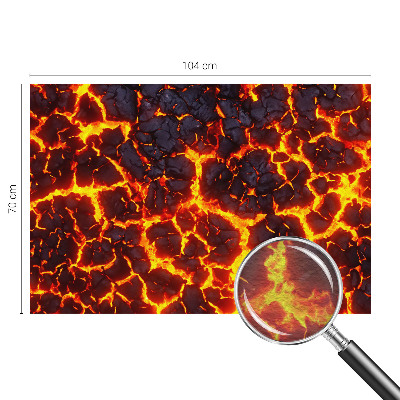 Papel de parede fotográfico magma forte