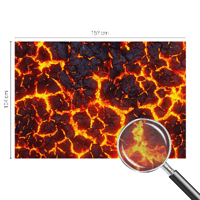 Papel de parede fotográfico magma forte