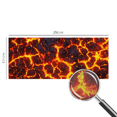 Papel de parede fotográfico magma forte