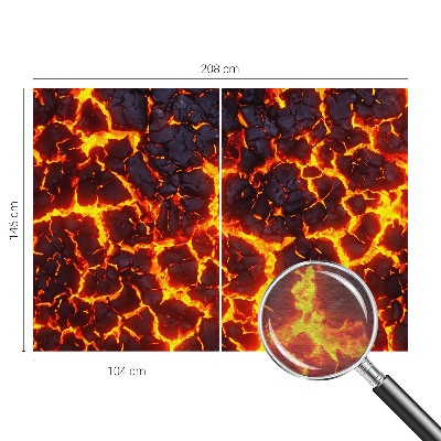 Papel de parede fotográfico magma forte