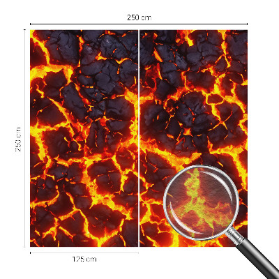 Papel de parede fotográfico magma forte