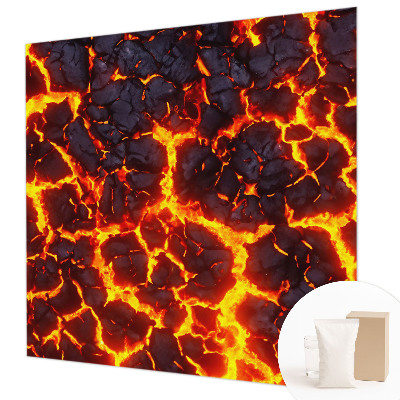 Papel de parede fotográfico magma forte