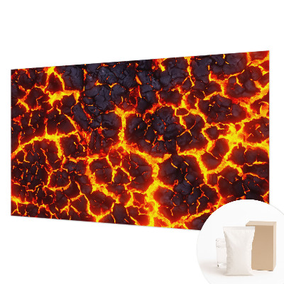 Papel de parede fotográfico magma forte