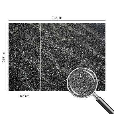 Papel de parede para sala Ondas de areia
