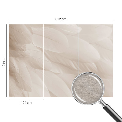 Papel de parede para quarto Penas etéreas