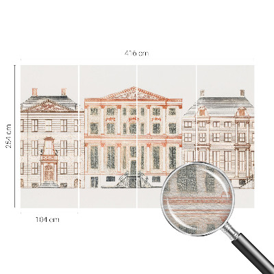Papel de parede para sala Edifícios clássicos