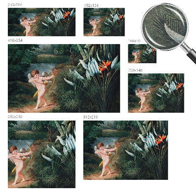 Papel de parede decorativo Cupido adorável
