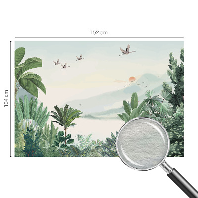 Papel de parede fotográfico oásis tropical