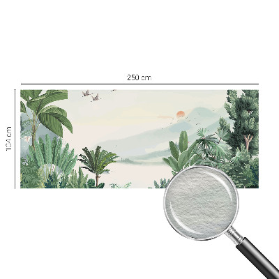 Papel de parede fotográfico oásis tropical