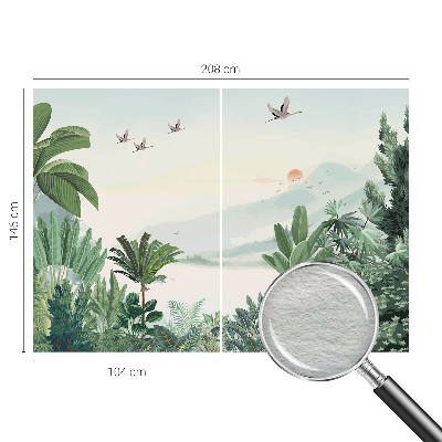 Papel de parede fotográfico oásis tropical
