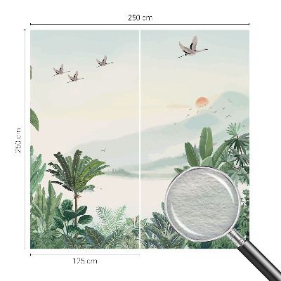 Papel de parede fotográfico oásis tropical