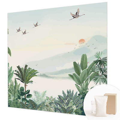Papel de parede fotográfico oásis tropical