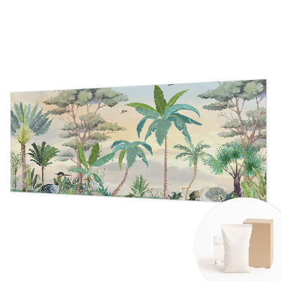 Papel de parede para sala Flora exótica
