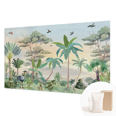 Papel de parede para sala Flora exótica