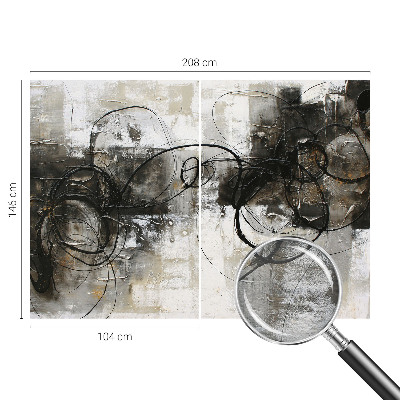 Mural de parede vórtice abstrato