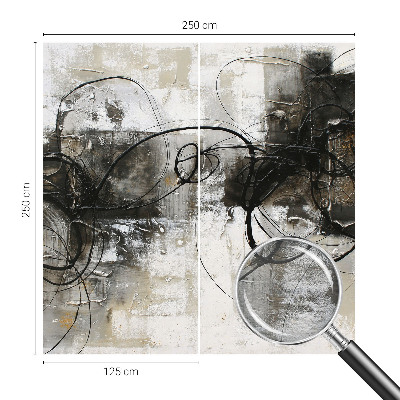 Mural de parede vórtice abstrato