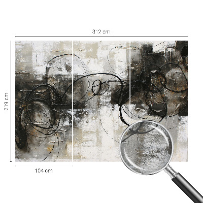Mural de parede vórtice abstrato