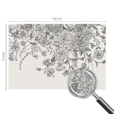 Fotomural Estampa floral
