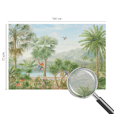 Papel de parede para sala Paisagem exótica