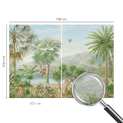 Papel de parede para sala Paisagem exótica