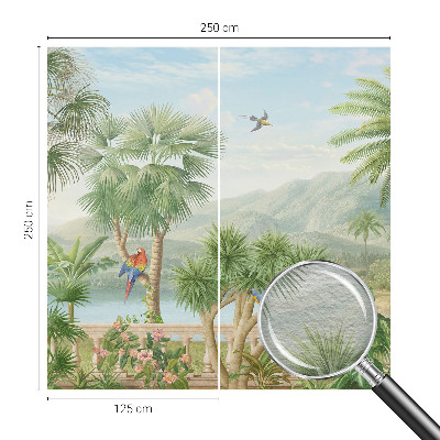 Papel de parede para sala Paisagem exótica