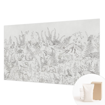 Papel de parede decorativo Animais da floresta