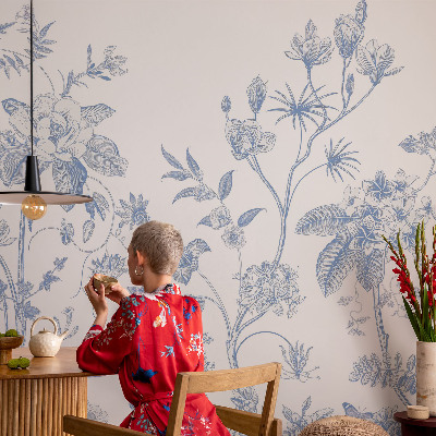 Papel de parede Estampa floral