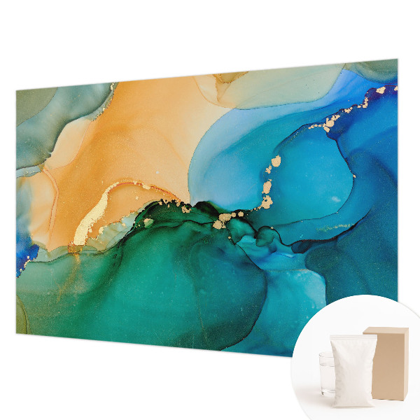 Papel de parede fotográfico Ondas coloridas