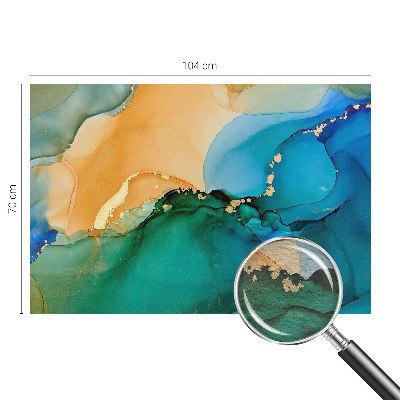 Papel de parede fotográfico Ondas coloridas