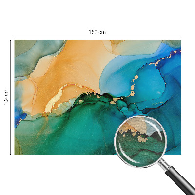 Papel de parede fotográfico Ondas coloridas
