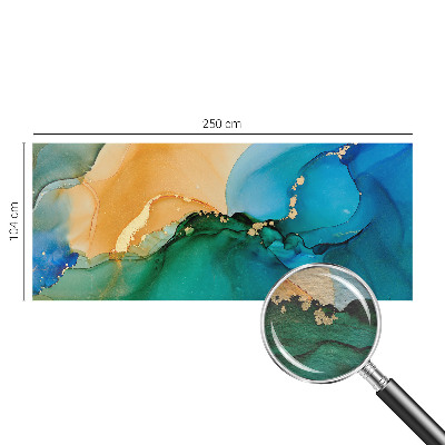 Papel de parede fotográfico Ondas coloridas
