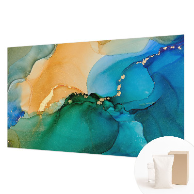Papel de parede fotográfico Ondas coloridas