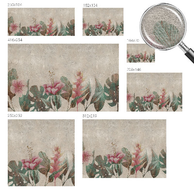 Papel de parede para sala Flora sutil