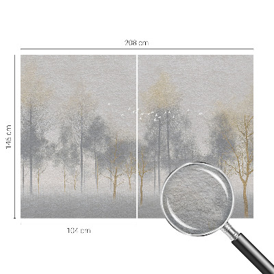 Papel de parede decorativo Harmonia da floresta