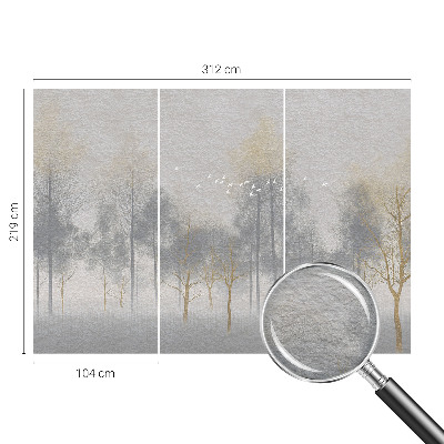 Papel de parede decorativo Harmonia da floresta