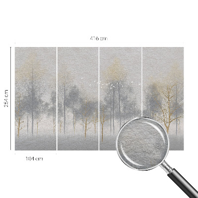Papel de parede decorativo Harmonia da floresta
