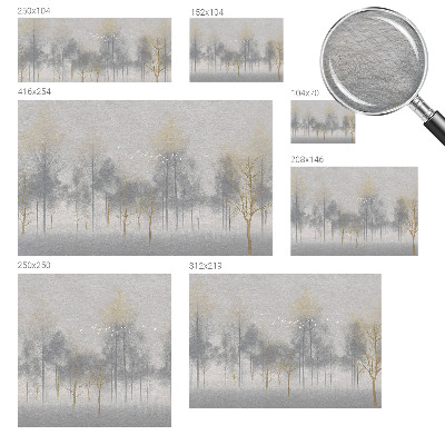 Papel de parede decorativo Harmonia da floresta