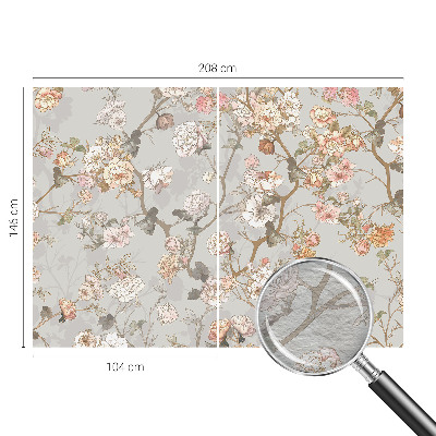 Papel de parede para quarto Padrão romântico