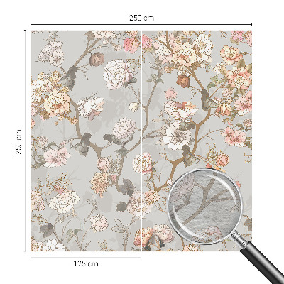 Papel de parede para quarto Padrão romântico
