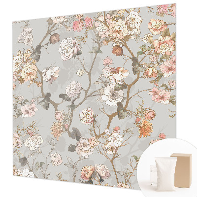 Papel de parede para quarto Padrão romântico