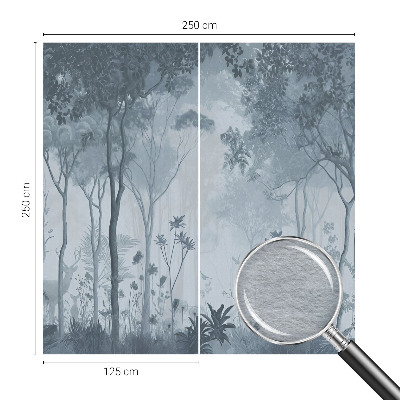 Mural de fotos na parede Misticismo da floresta